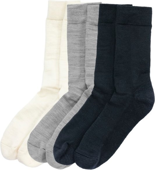 Devold - Daily Merino Medium Sock 3-Pack - Multifunktionssocken Gr 36-40 schwarz