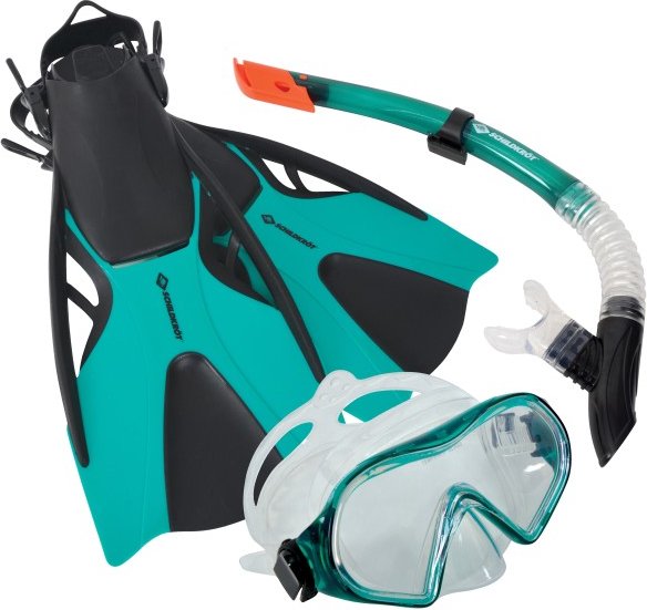 Schildkröt Fun Sports - Schnorchel Set Cayman - Strandspielzeug Gr 37-42 - S/M turquoise