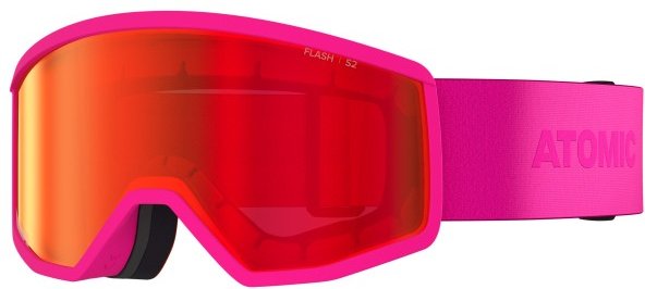 Atomic - Kid's Four Junior XS Flash S2 - Skibrille Gr Small Fit rot