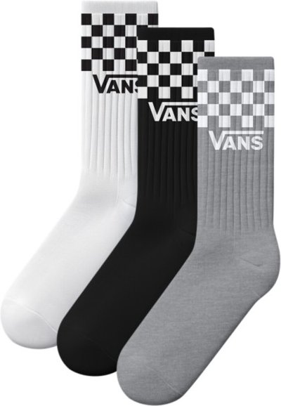 Vans - Classic Check Crew - Multifunktionssocken Gr 9,5-13 grau