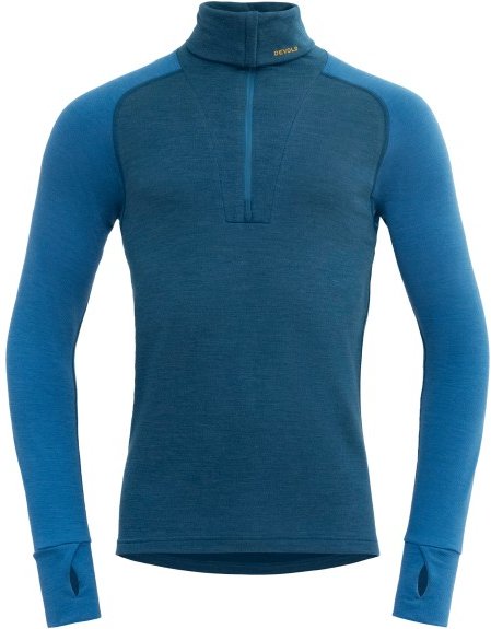 Devold - Expedition Merino Silk Zip - Merinounterwäsche Gr XL blau