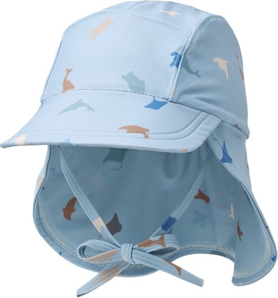 WHEAT - Kid's UV Sun Hat Tonga - Cap Gr 52-53 cm blau