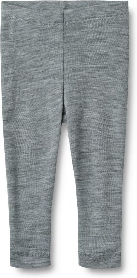 WHEAT - Baby's Woll-Leggings - Merinounterwäsche Gr 92 grau