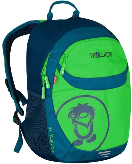 Trollkids - Kid's Skjorta Pack 15 - Daypack grün/blau