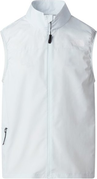 The North Face - Fontanales Wind Vest - Laufweste Gr L weiß/grau