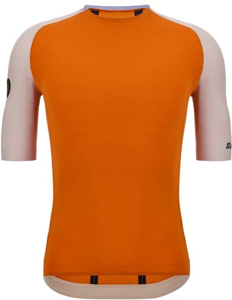 Santini - Pelle Stelth Fir Slip-On Jersey - Radtrikot Gr 3XL orange