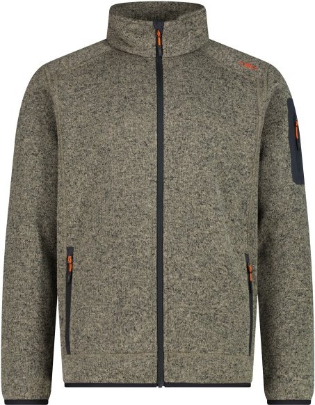 CMP - Jacket Jacquard Knitted 3H60747N - Fleecejacke Gr 48 grau