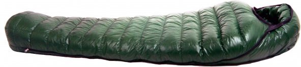 Thumbnail - Western Mountaineering - Badger MF - Daunenschlafsack Gr 200 cm grün/schwarz