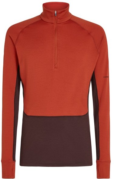 Thumbnail - Icebreaker - Merino 260 Zoneknit L/S Half Zip - Merinounterwäsche Gr L rot