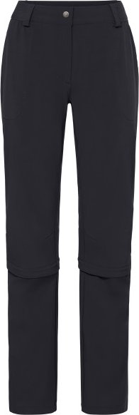Vaude - Women's Farley Stretch Zip Off Capri Pants - Trekkinghose Gr 38 - Long schwarz