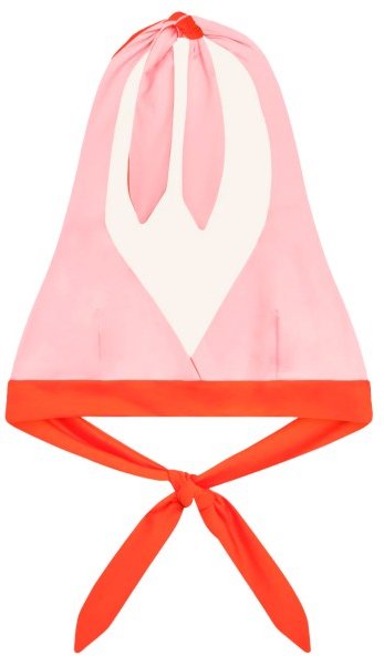 MYMARINI - Women's Neckholder Top - Bikini-Top Gr XL rosa