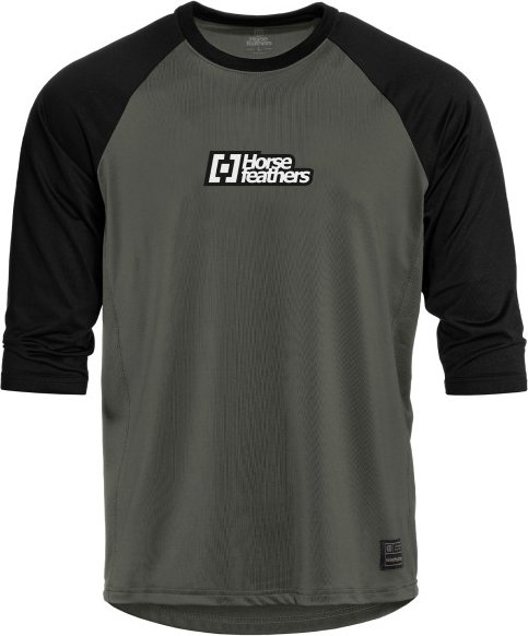 Horsefeathers - Spike 3/4 Bike Jersey - Radtrikot Gr XL grau