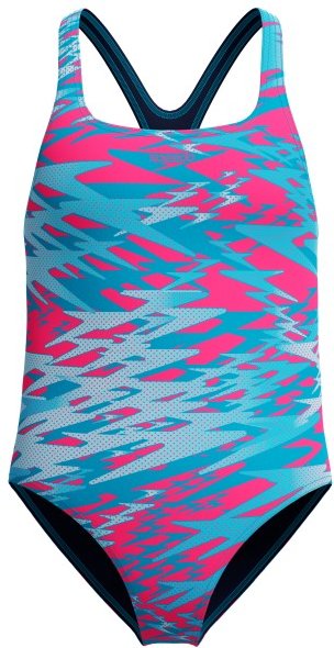 Speedo - Kid's Hyperboom Print Medalist One Piece - Badeanzug Gr 140 blau