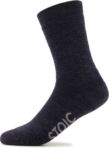 Stoic - Merino Warmwool Medium - Merinosocken Gr 42-44 schwarz