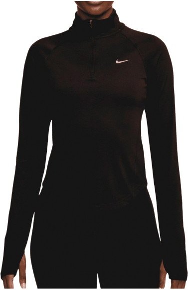 Nike - Women's Tempo Swoosh HBR Dri-Fit Half-Zip Top - Laufshirt Gr M schwarz