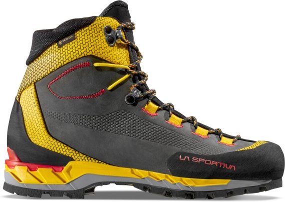 La Sportiva - Trango Tech Leather GTX - Bergschuhe Gr 47 schwarz/gelb