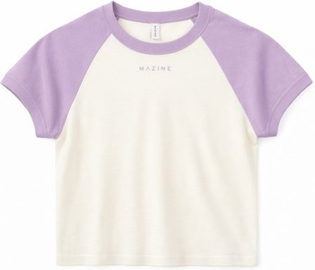 Mazine - Women's Contrast Sleeves T-Shirt - T-Shirt Gr M weiß