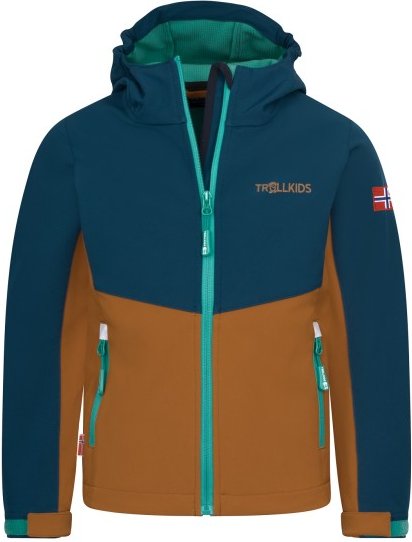 Trollkids - Kid's Kristiansand Jacket - Softshelljacke Gr 164 blau