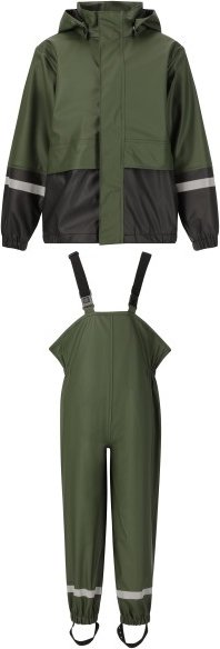 ZIG ZAG - Kid's Simba PU Set - Regenset Gr 128 oliv