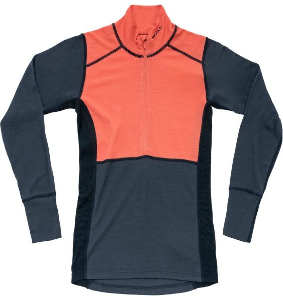 Devold - Women's Lauparen Merino 190 Zip Neck - Merinounterwäsche Gr S blau