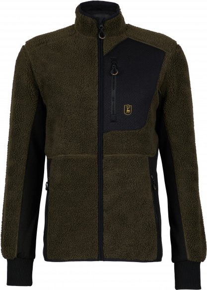 Thumbnail - Deerhunter - Rogaland Fiber Pile Jacket - Fleecejacke Gr XXL schwarz/oliv