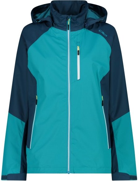 CMP - Women's Ripstop Jacket Zip Hood - Regenjacke Gr 50 türkis