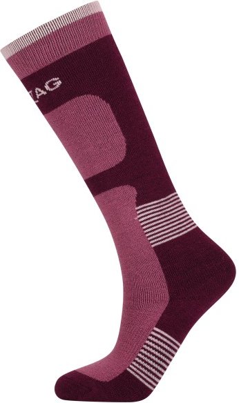 ZIG ZAG - Kid's Tippy Ski Socks - Skisocken Gr 33-36 lila