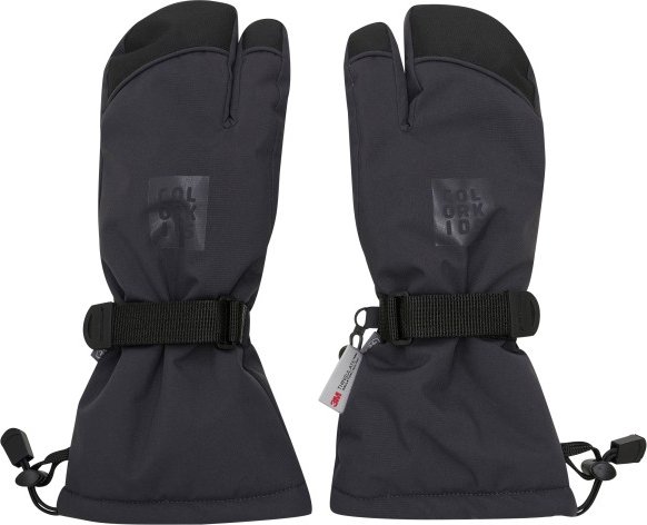 Color Kids - Junior Long Gloves Waterproof - Handschuhe Gr 10-12 Years grau