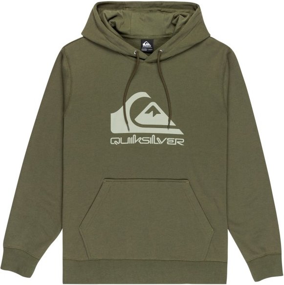 Quiksilver - Comp Logo Hoodie - Hoodie Gr M oliv