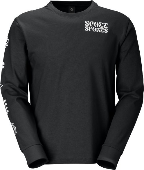 Scott - Tee Graphic L/S - Longsleeve Gr S schwarz