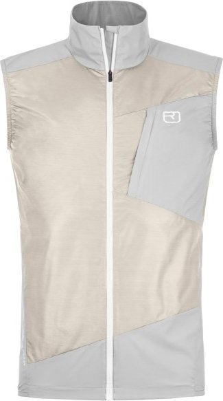 Ortovox - Trace Windbreaker Vest - Merinoweste Gr S grau/beige