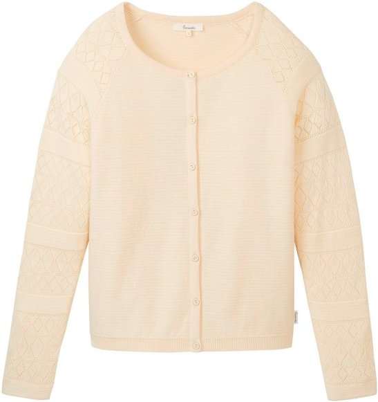 Thumbnail - Tranquillo - Women's Ajour Strickjacke - Fleecejacke Gr XL beige