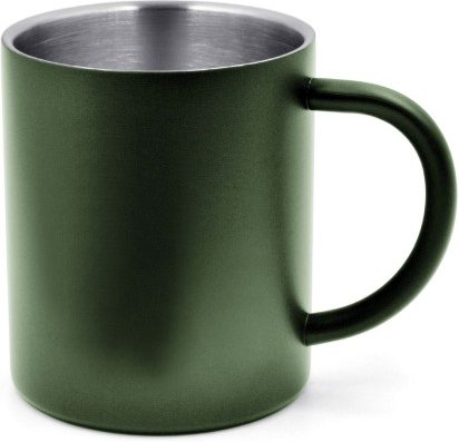 Basic Nature - Edelstahl Thermobecher Deluxe - Isolierbecher Gr 300 ml oliv