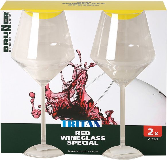 Brunner - Set Red Wineglass Riserva - Becher Gr 72 cl weiß