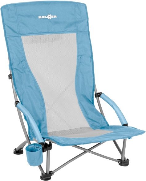 Brunner - Cuba Highback - Campingstuhl blau/grau