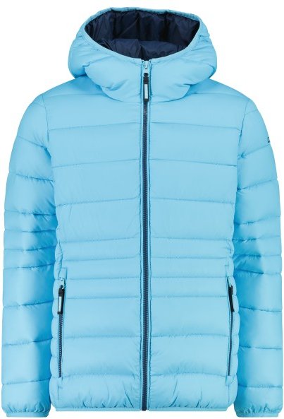 CMP - Girl's Down Jacket Fix Hood Taffeta - Kunstfaserjacke Gr 116 blau