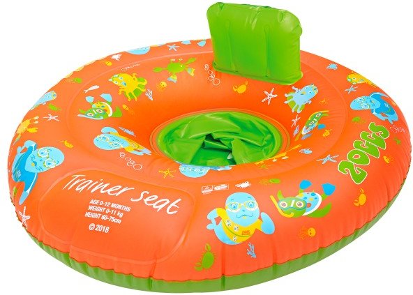 Zoggs - Zoggy Trainer Seat - Schwimmhilfe Gr 0-12 months rot/grün