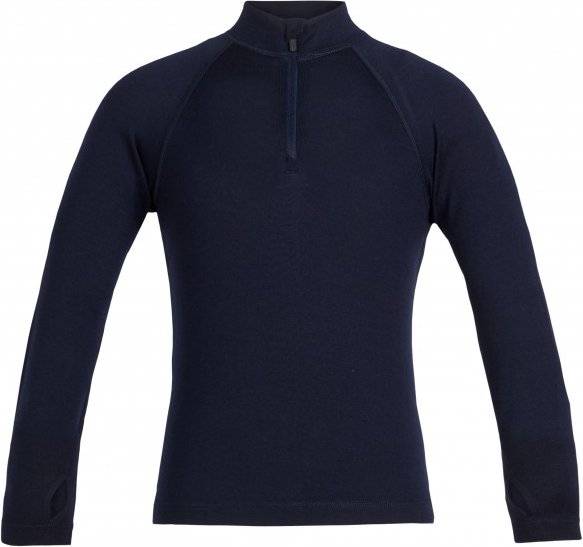 Thumbnail - Icebreaker - Kids 260 Tech L/S Half Zip - Merinounterwäsche Gr 104 blau