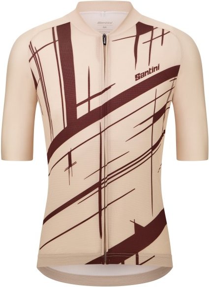 Santini - Sketch S/S Jersey - Radtrikot Gr 3XL beige