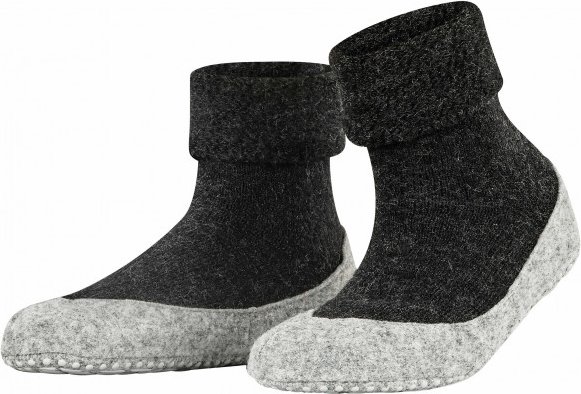 Thumbnail - Falke - Women's Cosyshoe Cocooning - Hüttenschuhe Gr 41-42 schwarz/grau