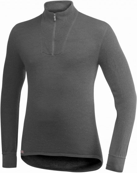 Woolpower - Zip Turtleneck 200 - Merinounterwäsche Gr M grau