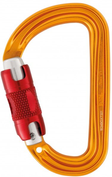 Thumbnail - Petzl - SMD Twist-Lock - Verschlusskarabiner Gr With locking system - RL orange