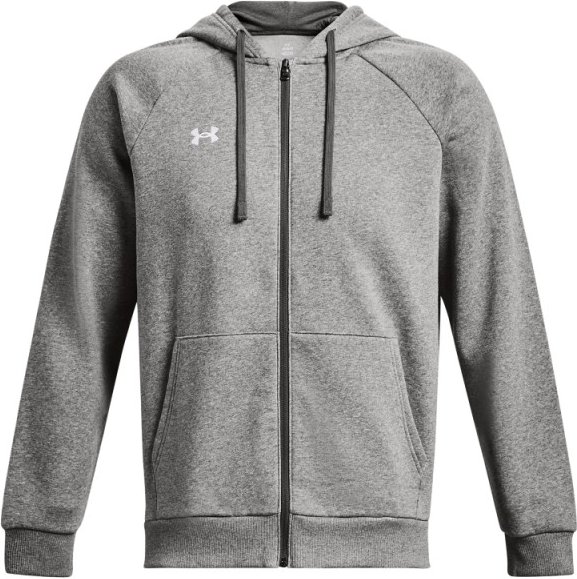 Under Armour - Rival Fleece Full Zip Hoodie - Hoodie Gr XL - Regular grau