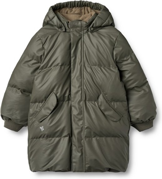 Thumbnail - WHEAT - Kid's Pu Pufferjacke Küste - Winterjacke Gr 152 oliv