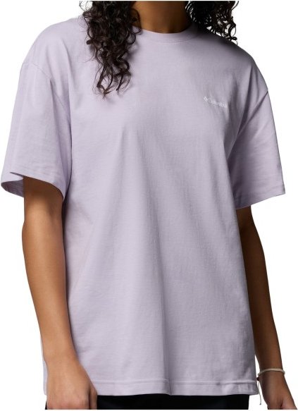 Columbia - Women's Rolling Bend Graphic Oversized Tee - T-Shirt Gr XS lila