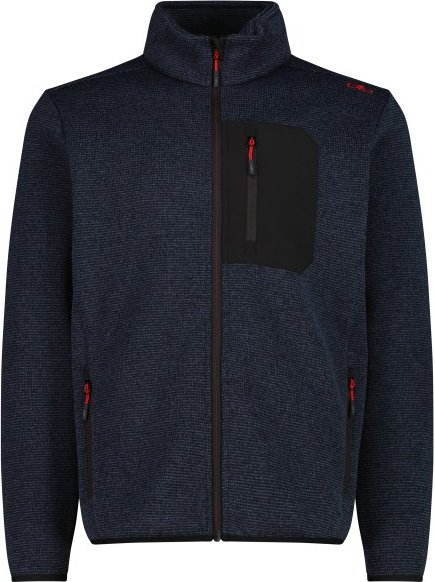 Thumbnail - CMP - Jacket Jacquard Knitted 35H1767 - Fleecejacke Gr 52 blau