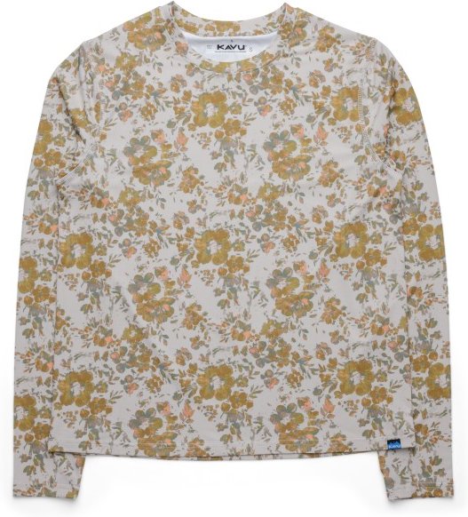 KAVU - Women's Sunlite Crew - Funktionsshirt Gr L grau/beige