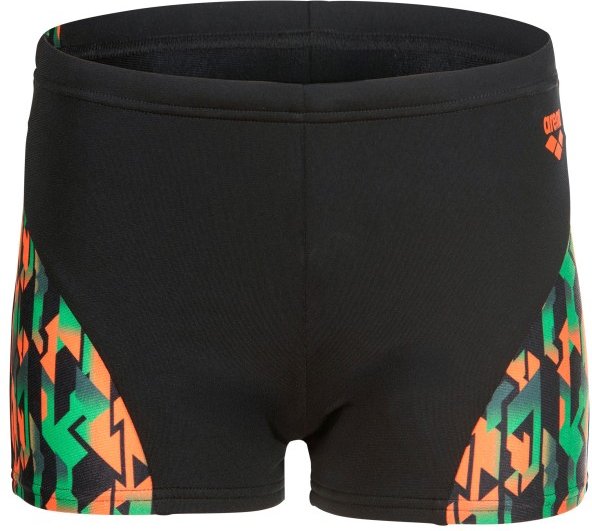 Arena - Boy's Print Swim Short - Badehose Gr 140 schwarz