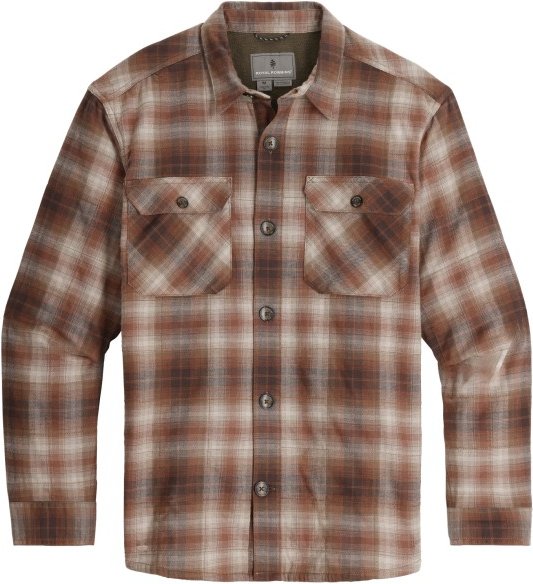 Royal Robbins - Snowcap Lined Flannel L/S - Hemd Gr S braun