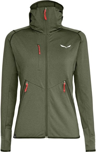 Salewa - Women's Agner Hybrid Polarlite Fullzip Hoody - Fleecejacke Gr 38 oliv